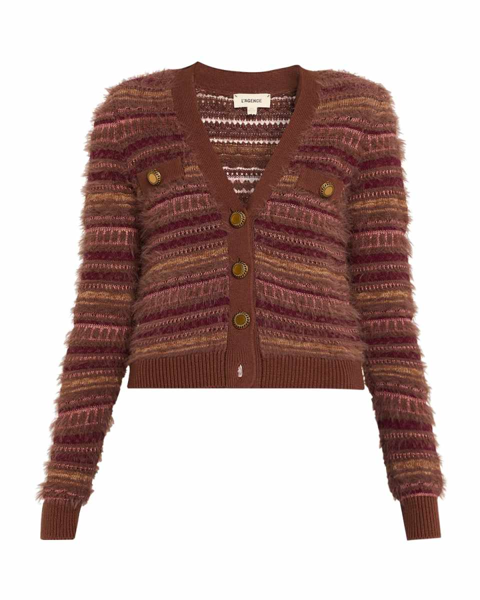 Ariadne Mixed Stripe Cardigan